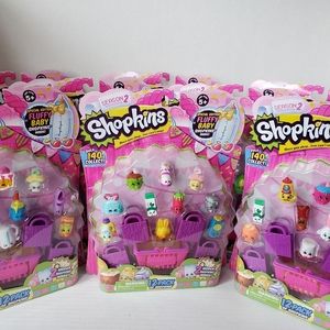 X1 Shopkins Season 2 12 Pack with Fluffy Baby Shopkins